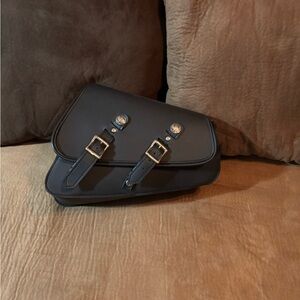 Black Leather Men's Bag